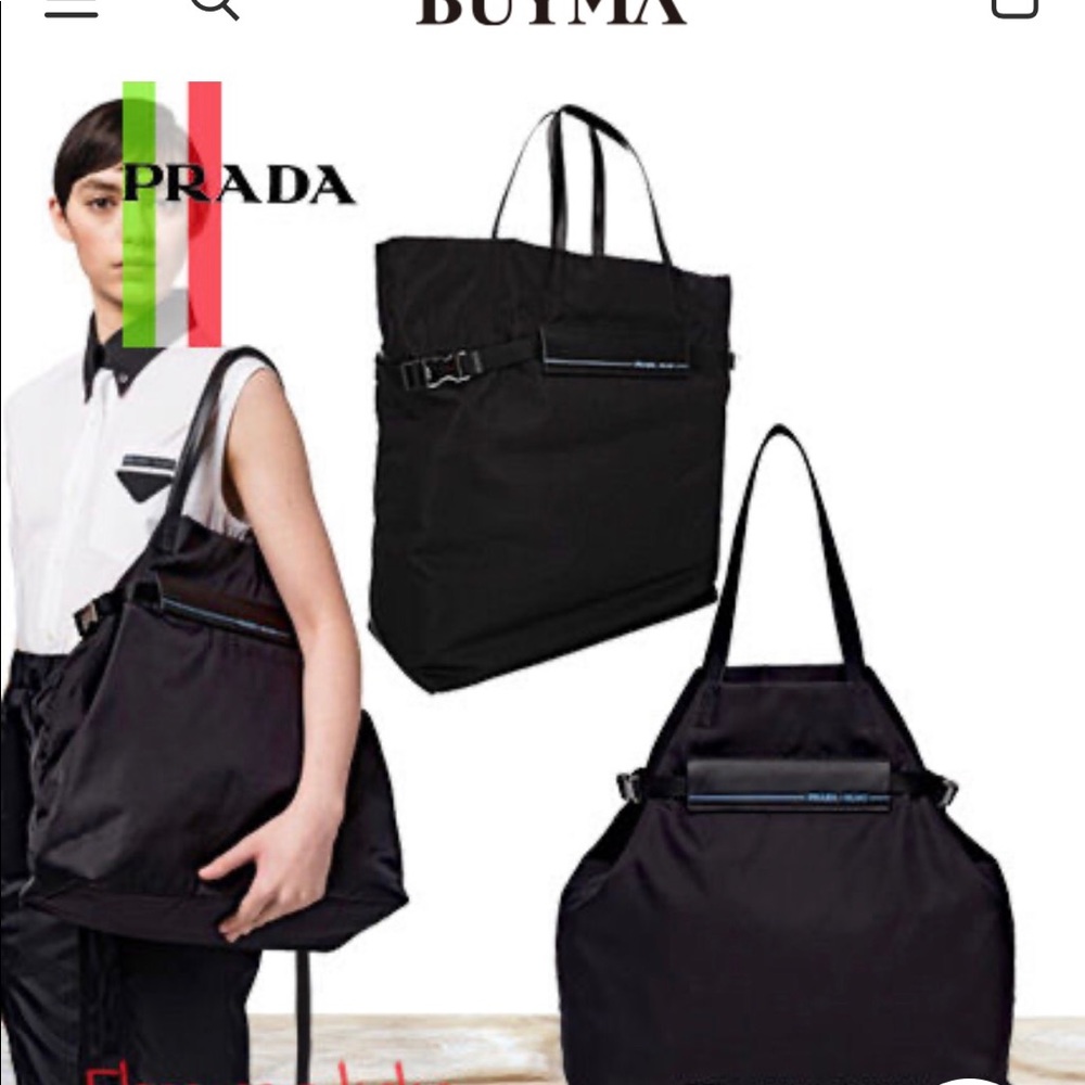 Authentic Prada Nylon tote